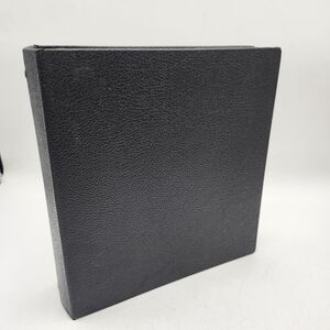 Vintage Government Columbia Folder black pebbled binder 3 ring heavy duty